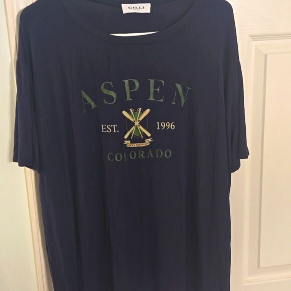 Womens gilli aspen Colorado 1996 tshirt - Picture 1 of 5